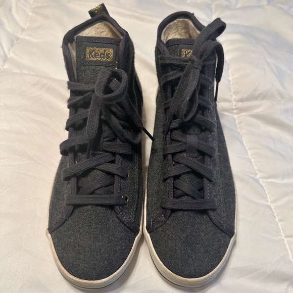 Keds, size 7.5, grey wool high tops - Picture 2 of 6